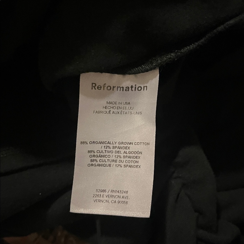Reformation Black Dress - Picture 5 of 5